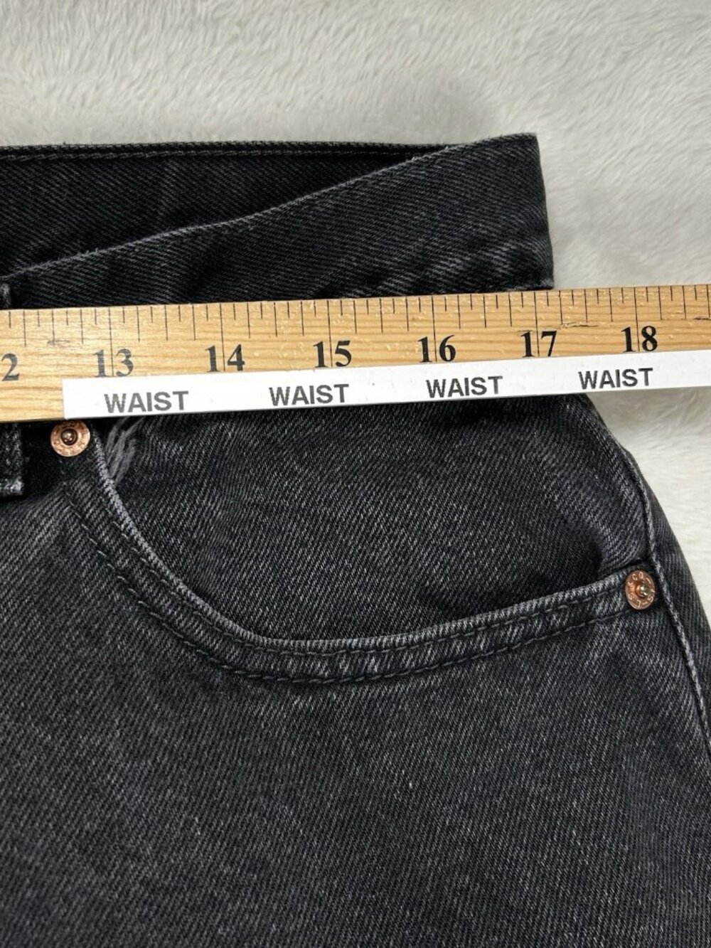 Vintage Levis 550 Jeans Men’s 34x32 Black Relaxed Fit Straight Leg (Tag-36x32) - Picture 5 of 12
